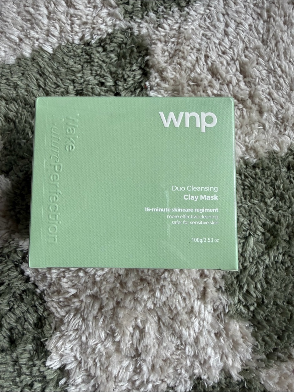 wnp Duo Cleansing Clay Mask - Mint Green Box